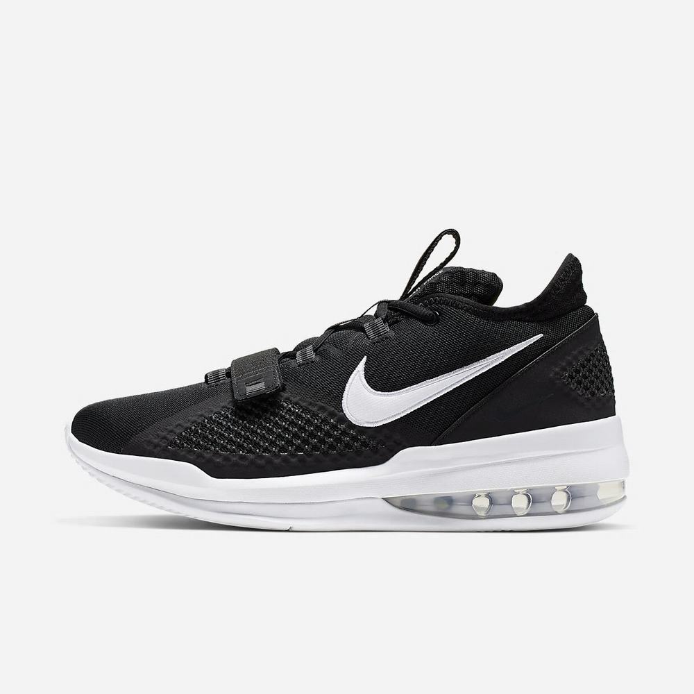 Chaussure De Basket Nike Air Force Max Low Noir 9627-350 Black/White/Volt/White Homme | UAQ-05120546